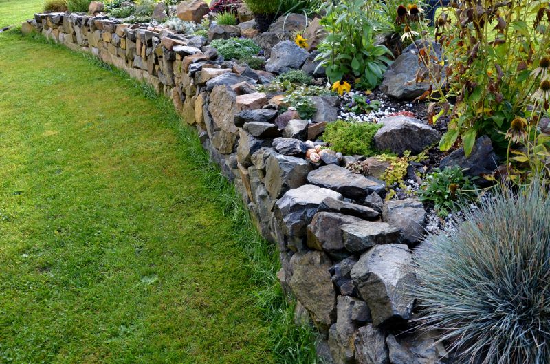 Natural Stone Wall Features